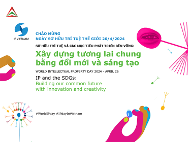 Bộ nhận diện của Ngày Sở hữu trí tuệ thế giới năm 2024 phiên bản tiếng Việt