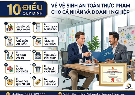 10 điều quy định về vệ sinh an toàn thực phẩm cho cá nhân và doanh nghiệp
