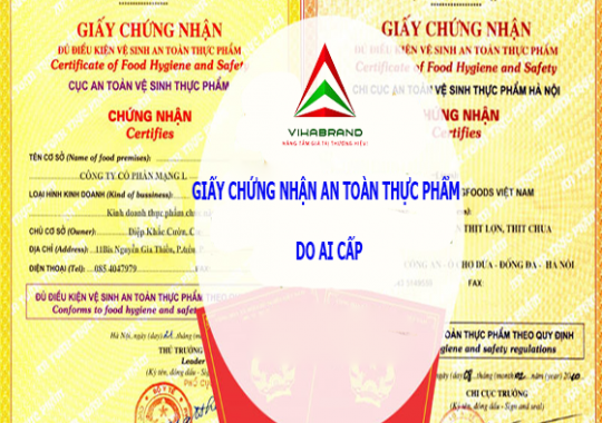 AI CẤP GIẤY CHỨNG NHẬN VỆ SINH AN TOÀN THỰC PHẨM