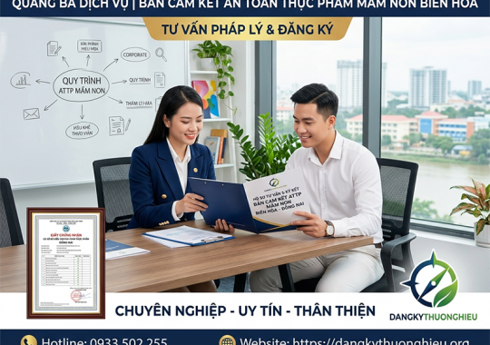 Bản cam kết an toàn thực phẩm trong trường Mầm non
