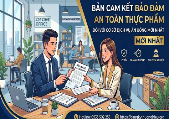 Bản cam kết bảo đảm an toàn thực phẩm đối với cơ sở dịch vụ ăn uống mới nhất