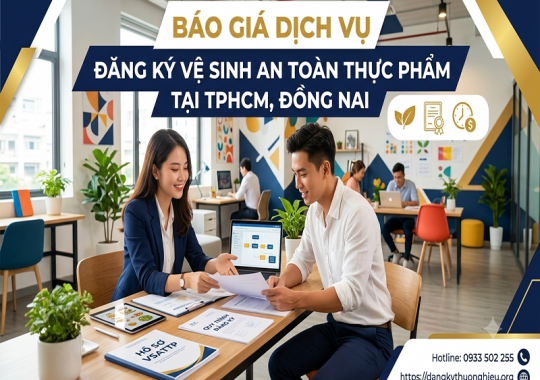 Báo giá dịch vụ đăng ký vệ sinh an toàn thực phẩm