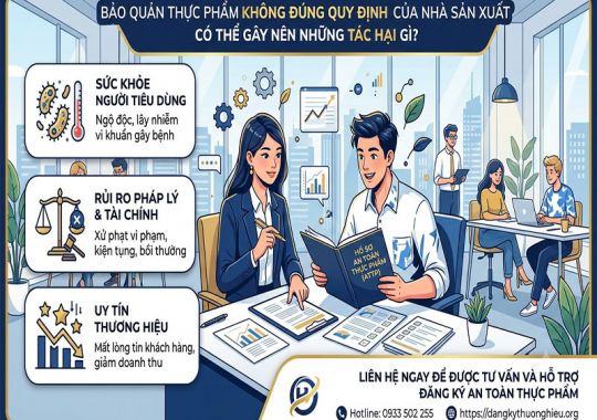 Bảo quản thực phẩm không đúng quy định của nhà sản xuất có thể gây nên những tác hại gì?