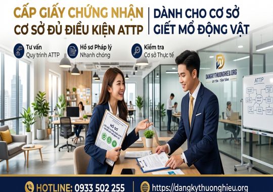 Cấp giấy chứng nhận cơ sở đủ điều kiện attp đối với cơ sở giết mổ động vật