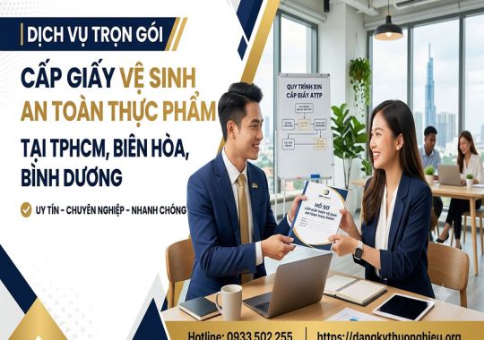 Cấp giấy vệ sinh an toàn thực phẩm tại Miền Đông Nam Bộ