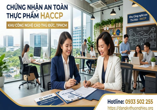 CHỨNG NHẬN AN TOÀN THỰC PHẨM HACCP