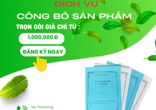 CÔNG BỐ VỆ SINH AN TOÀN THỰC PHẨM