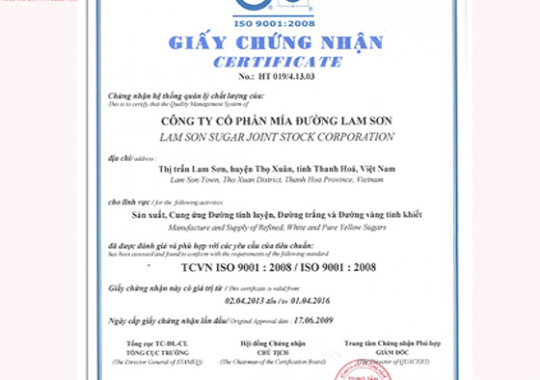 CƠ QUAN CẤP GIẤY CHỨNG NHẬN HỢP QUY