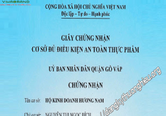 CƠ QUAN NÀO CÓ THẨM QUYỀN CẤP GIẤY XÁC NHẬN SỨC KHỎE ĐỂ SẢN XUẤT KINH DOANH THỰC PHẨM