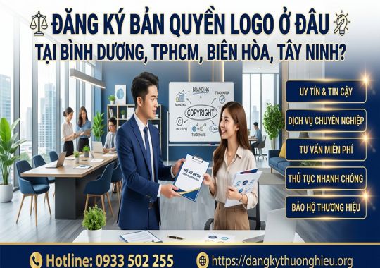 Đăng ký bản quyền logo ở đâu tại Miền Đông Nam Bộ