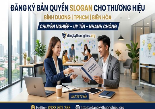 Đăng ký bản quyền slogan cho thương hiệu tại Miền Đông Nam Bộ