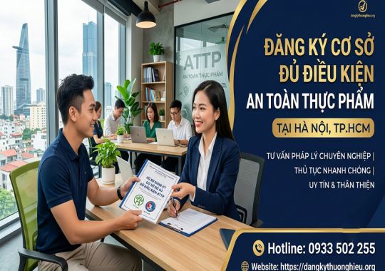 Đăng ký cơ sở đủ điều kiện an toàn thực phẩm