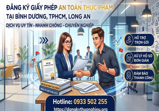 Đăng ký giấy phép an toàn thực phẩm khu vực Miền Nam