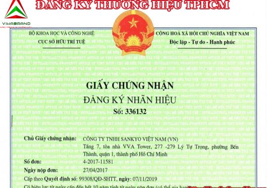 ĐĂNG KÝ THƯƠNG HIỆU PHƯỜNG BẾN THÀNH 1
