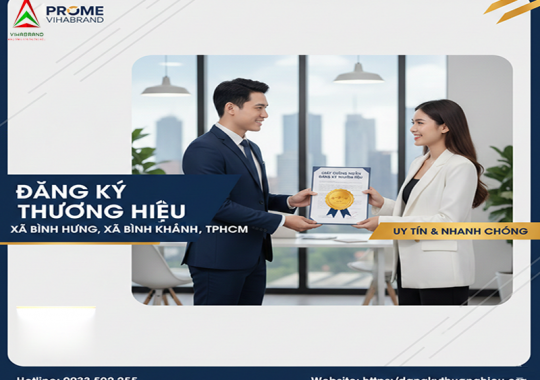 ĐĂNG KÝ THƯƠNG HIỆU XÃ BÌNH HƯNG & XÃ BÌNH KHÁNH