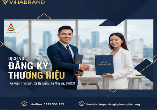 ĐĂNG KÝ THƯƠNG HIỆU XÃ XUÂN THỚI SƠN, BÀ ĐIỂM, NHÀ BÈ