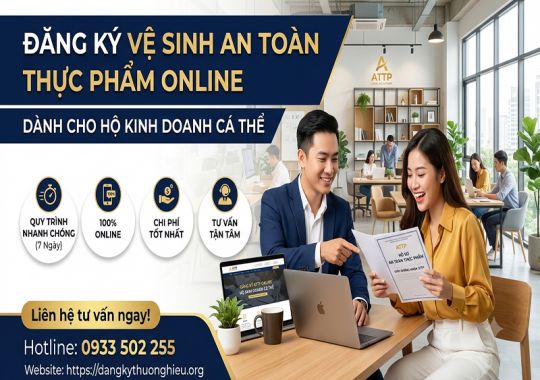 Đăng ký vệ sinh an toàn thực phẩm online