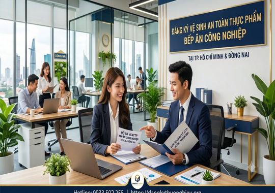 Đăng ký vệ sinh an toàn thực phẩm bếp ăn công nghiệp