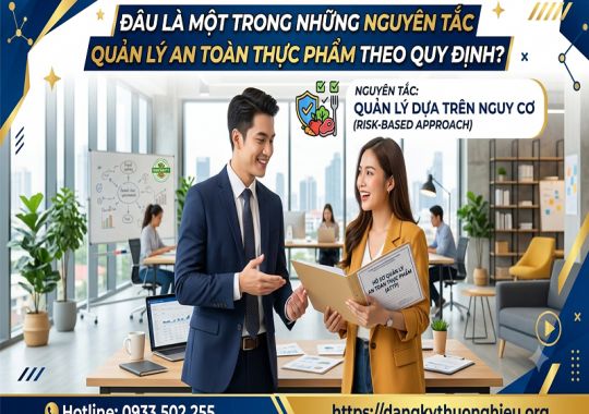 Đâu là một trong những nguyên tắc quản lý an toàn thực phẩm theo quy định