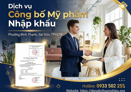 Dịch vụ công bố mỹ phẩm nhập khẩu đúng quy định Bộ Y tế