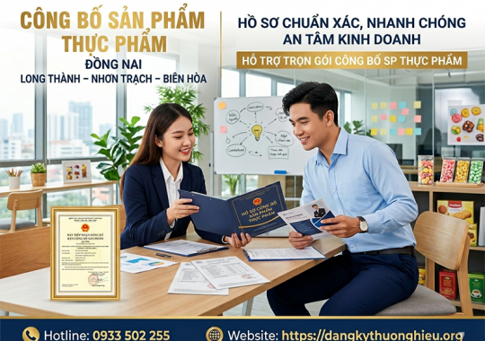 Dịch vụ công bố sản phẩm thực phẩm tại Đồng Nai