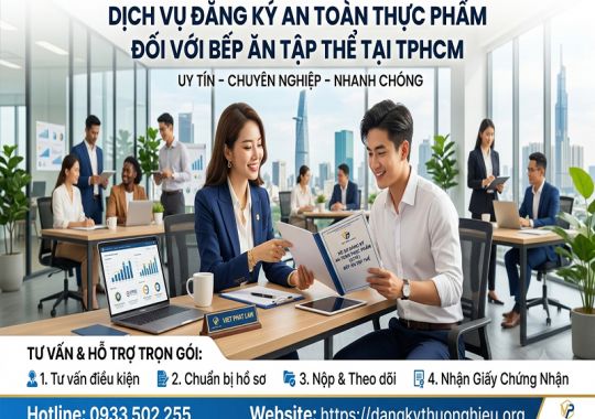 Dịch vụ đăng ký an toàn thực phẩm đối với bếp ăn tập thể