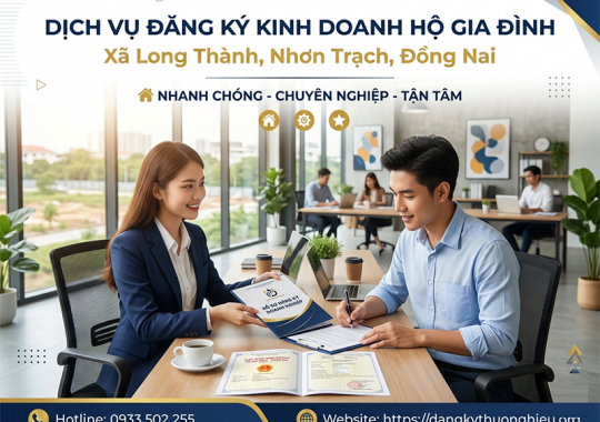 Dịch vụ đăng ký kinh doanh hộ gia đình tại Đồng Nai