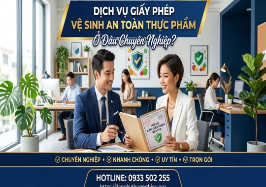 Dịch Vụ Giấy Phép Vệ Sinh An Toàn Thực Phẩm Ở Đâu Chuyên Nghiệp?