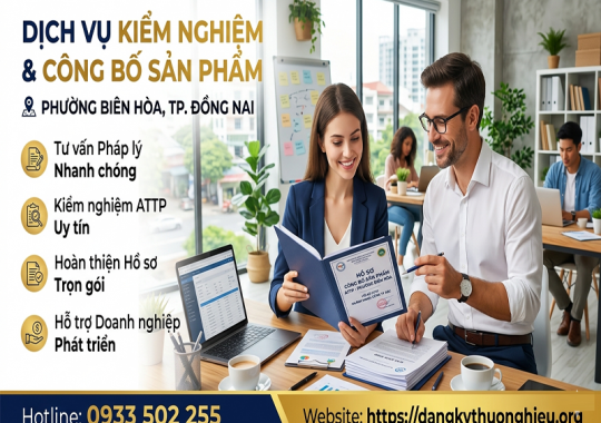 Dịch vụ kiểm nghiệm và công bố sản phẩm
