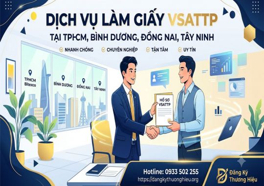 Dịch vụ làm giấy VSATTP trọn gói