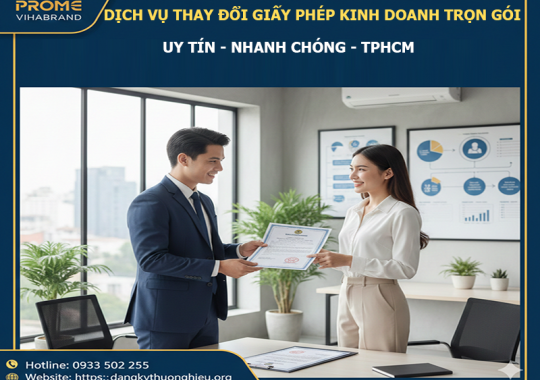 THAY ĐỔI GIẤY PHÉP KINH DOANH CÁC PHƯỜNG XÃ TẠI THÀNH PHỐ HỒ CHÍ MINH
