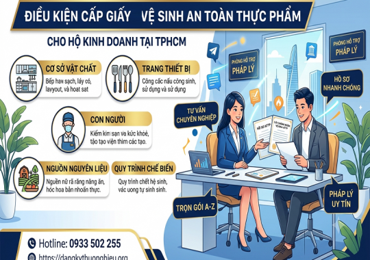 Điều kiện cấp giấy vệ sinh an toàn thực phẩm cho hộ kinh doanh