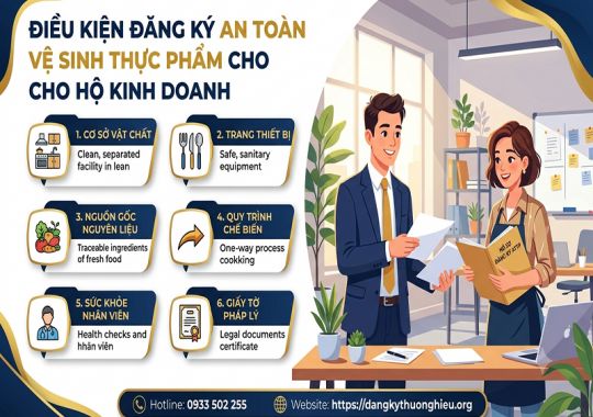 Điều kiện đăng ký an toàn vệ sinh thực phẩm cho hộ kinh doanh
