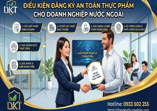 Điều kiện đăng ký an toàn thực phẩm cho doanh nghiệp nước ngoài