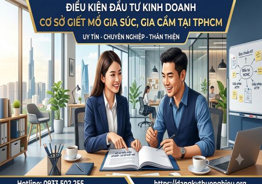 Điều kiện đầu tư kinh doanh cơ sở giết mổ gia súc, gia cầm tại TPHCM