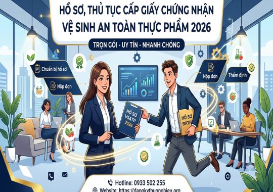 Hồ sơ, thủ tục cấp giấy chứng nhận vệ sinh an toàn thực phẩm năm 2026