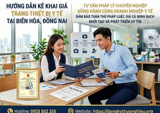 Hướng dẫn kê khai giá trang thiết bị y tế