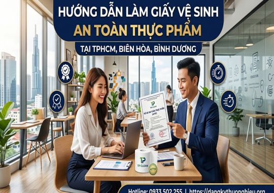 Hướng dẫn làm giấy vệ sinh an toàn thực phẩm tại Miền Đông Nam Bộ