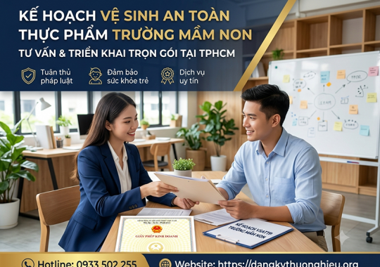 Kế hoạch vệ sinh an toàn thực phẩm trong trường mầm non