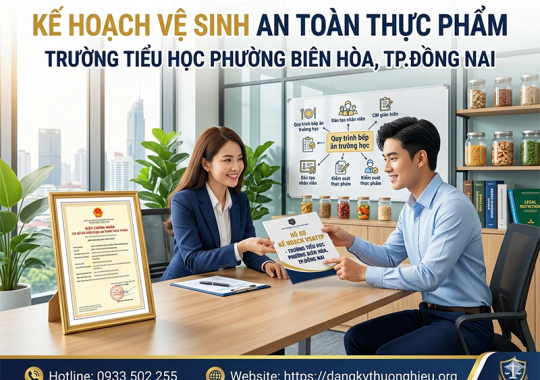 Kế hoạch vệ sinh an toàn thực phẩm trường Tiểu học Phường Biên Hòa, TP.Đồng Nai
