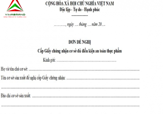 Khi nào cơ sở phải nộp Đơn đề nghị xin cấp lại Giấy chứng nhận cơ sở đủ điều kiện an toàn thực phẩm