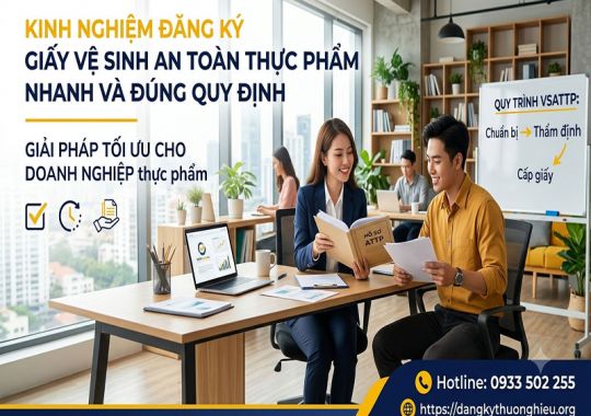 Kinh nghiệm đăng ký giấy vệ sinh an toàn thực phẩm nhanh và đúng quy định
