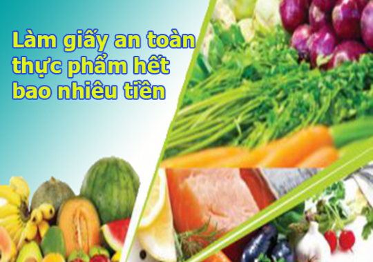 LÀM GIẤY AN TOÀN THỰC PHẨM HẾT BAO NHIÊU TIỀN NẾU KHÔNG SỬ DỤNG DỊCH VỤ