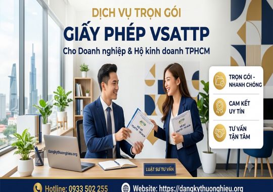 Làm giấy phép VSATTP trọn gói cho doanh nghiệp và hộ kinh doanh TPHCM