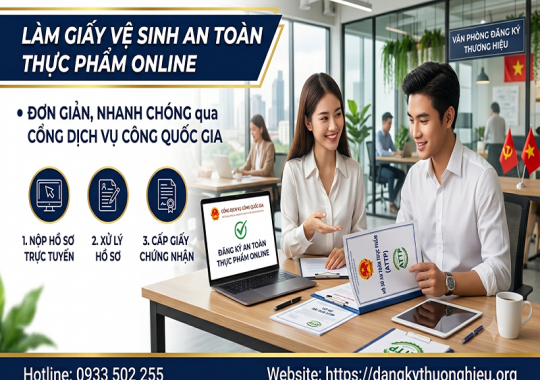 Làm giấy vệ sinh an toàn thực phẩm online