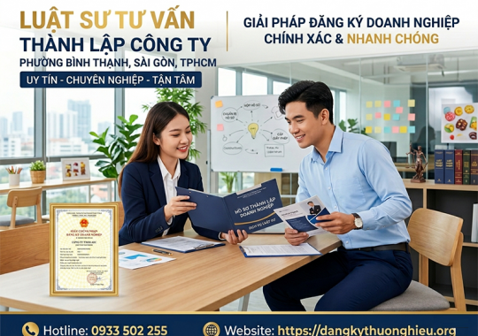 LUẬT SƯ TƯ VẤN THÀNH LẬP CÔNG TY TẠI TPHCM