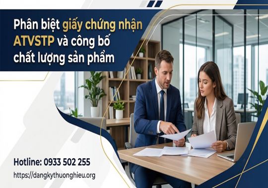 Phân biệt giấy chứng nhận ATVSTP và công bố chất lượng sản phẩm