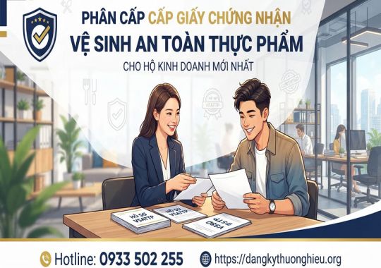 Phân cấp cấp giấy chứng nhận vệ sinh an toàn thực phẩm cho hộ kinh doanh mới nhất