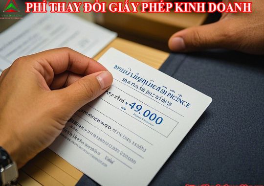 PHÍ THAY ĐỔI GIẤY PHÉP KINH DOANH CHỈ CÓ 499K TẠI TPHCM
