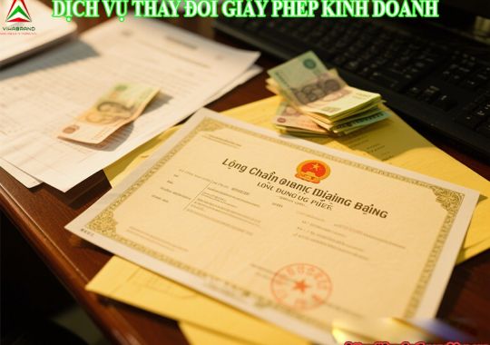 HẠCH TOÁN PHÍ THAY ĐỔI GIẤY PHÉP KINH DOANH